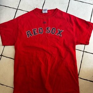 Majestic Red Sox Red Short Sleeve Tee